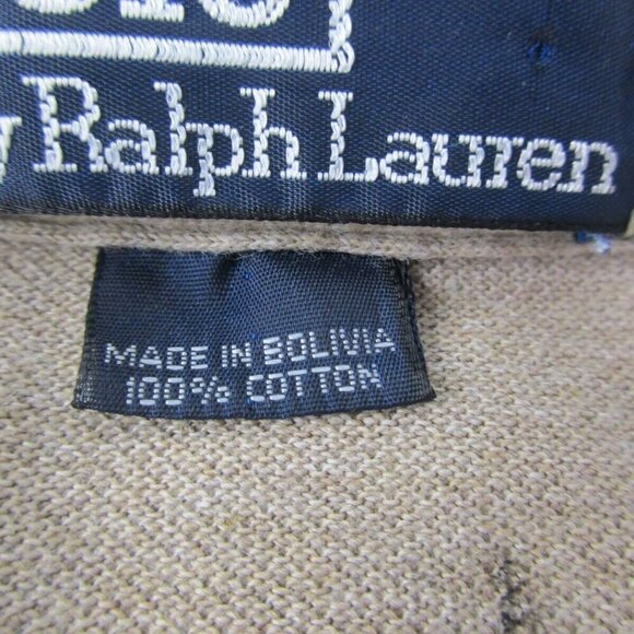 Polo Ralph Lauren Polo Shirt Mens M Olive Green Golf Performance High Low Slit‎ - Picture 6 of 9